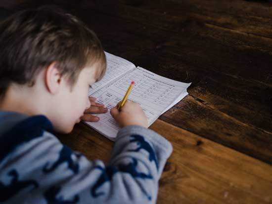 Student in exam as we prepare to stand in the judgement clothe with God's righteousness without which no one is able to stand