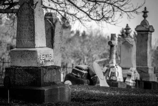 A graveyard where the dead will sleep until they're raised at the second coming of Christ or before the judgment