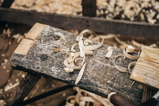 Wood carved by carpenter as we study how Jesus Himself worked with His hands as a carpenter and gave us example to be active.