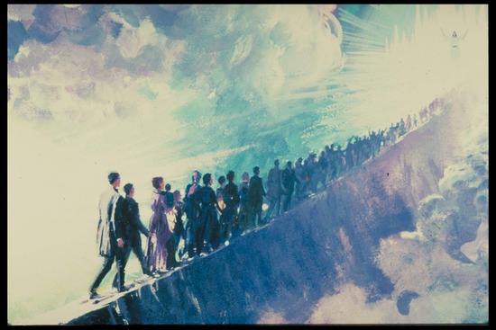 Ellen White's vision of people walking on a narrow pathway toward Jesus