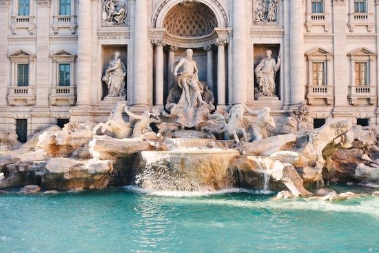 A water fountain in Rome, the capital of the Roman Empire that existed in the first century