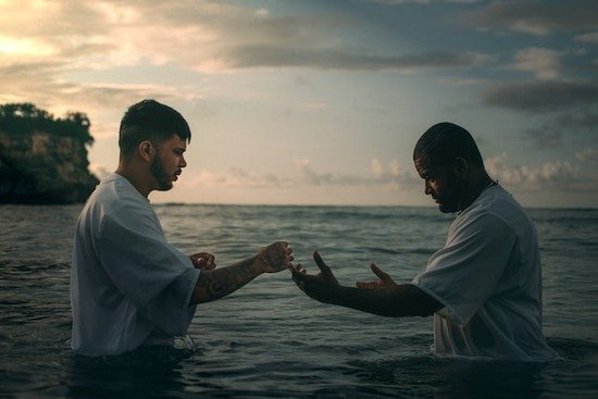 A pastor preparing to baptize someone who is beginning a new life in Christ